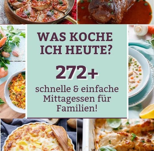 Was koche ich heute? Hauptgerichte für jeden Tag
