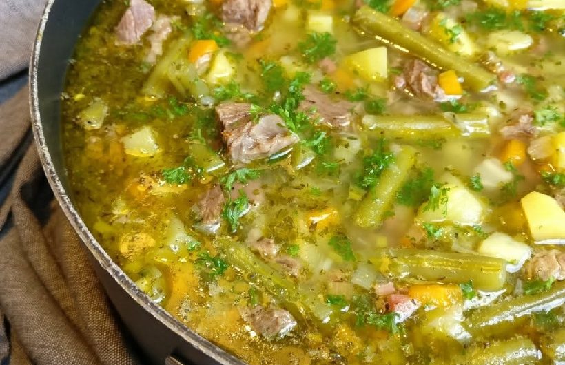 Grüne Bohnensuppe