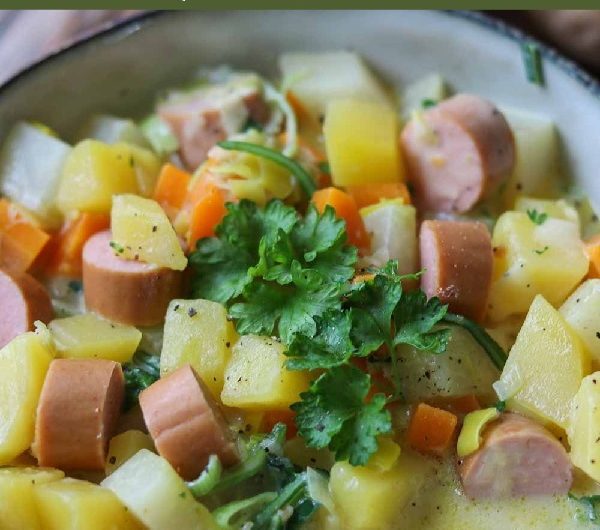 Omas Gemüseeintopf mit Würstchen I einfaches Rezept