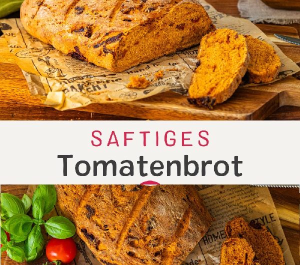 Tomatenbrot – aromatisch & vegan aus dem Ofen 🌱
