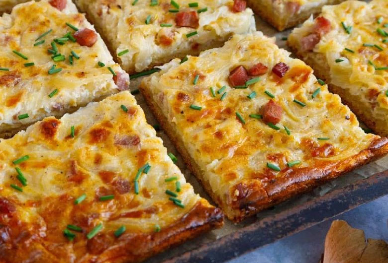 Omas Zwiebelkuchen vom Blech – CUISINI – Der Food Blog für einfache und schnelle Rezepte
