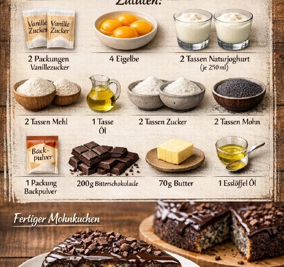 Schneller Genuss: Mohnkuchen in nur 10 Minuten zubereitet!
