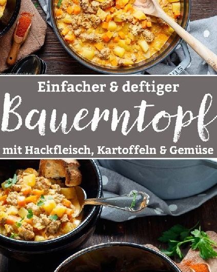 Bauerntopf – ein einfacher Eintopf