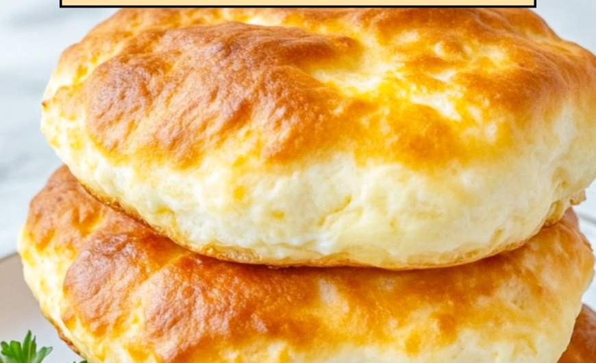 Nach diesem Rezept kaufen Sie kein Brot mehr, Omas Wolkenbrot mit Hüttenkäse