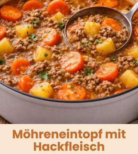 Möhreneintopf mit Hackfleisch – Genuss-Suche.de