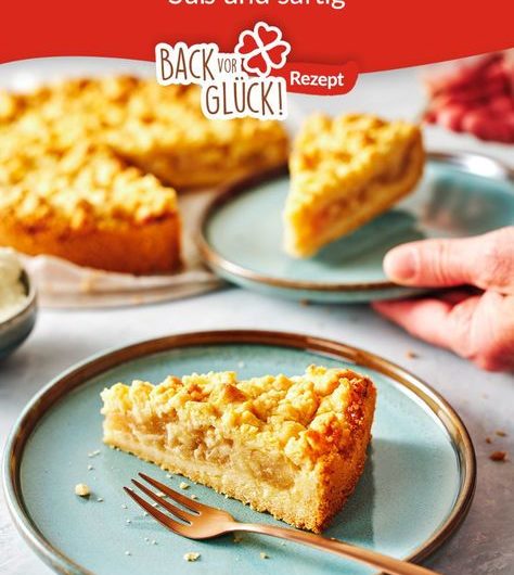 Apfel-Streuselkuchen mit Apfelmus