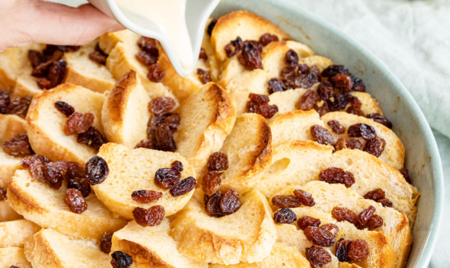 Bread-and-Butter-Pudding: Brotpudding
