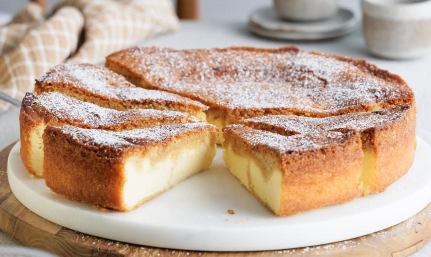 Omas Dreh dich um Kuchen: Der magische Käsekuchen