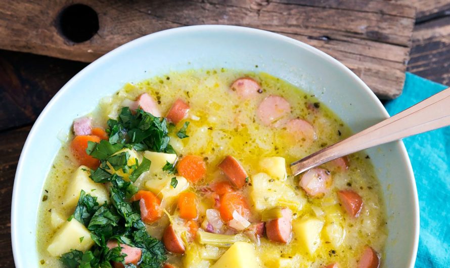 Omas Kartoffelsuppe mit Würstchen – Madame Cuisine