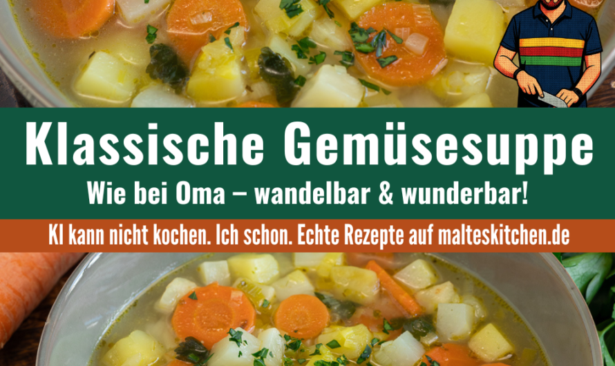 Klassische Gemüsesuppe – Omas einfaches Rezept | malteskitchen.de