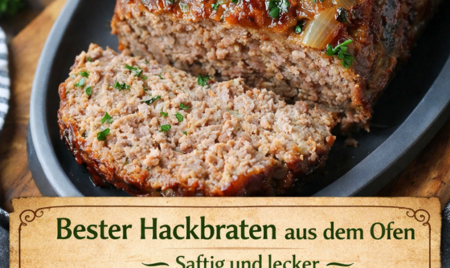 Bester Hackbraten aus dem Ofen – saftig, würzig & unwiderstehlich lecker