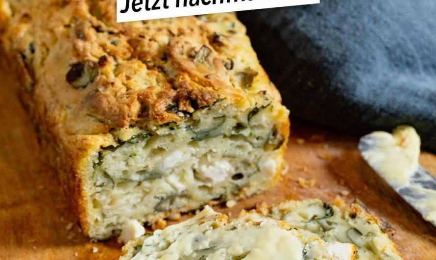Einfach und lecker: Saftiges Bierbrot mit Feta und Spinat