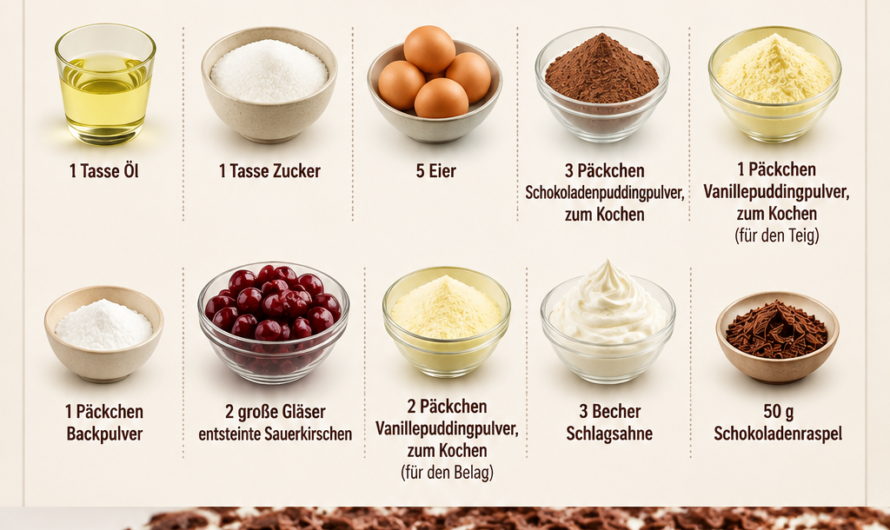 Glutenfreier Schwarzwälder Blechkuchen: Das Rezept, das alle überraschen wird!