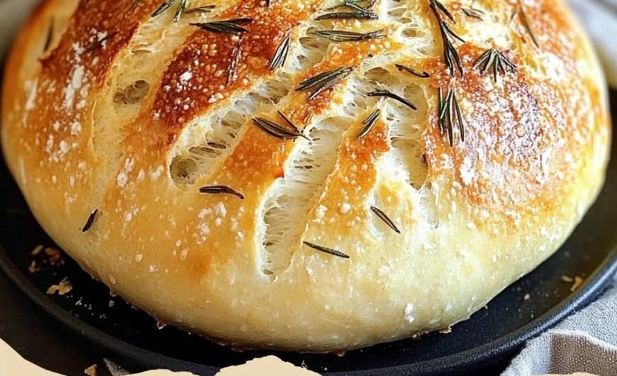 Mein faules Brotrezept, dieses Knoblauchbrot ohne Kneten backe ich immer wieder