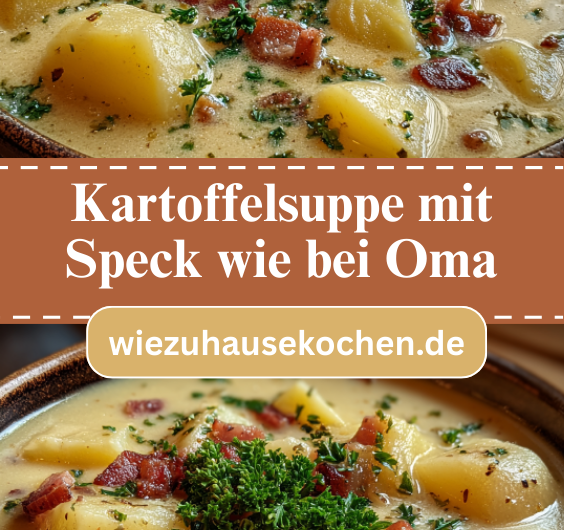 Herzhafte Kartoffelsuppe mit Speck wie bei Oma – pure deutsche Wohlfühlküche