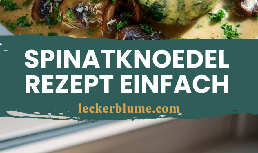 Dieses Spinatknoedel Rezept ist so einfach gemacht