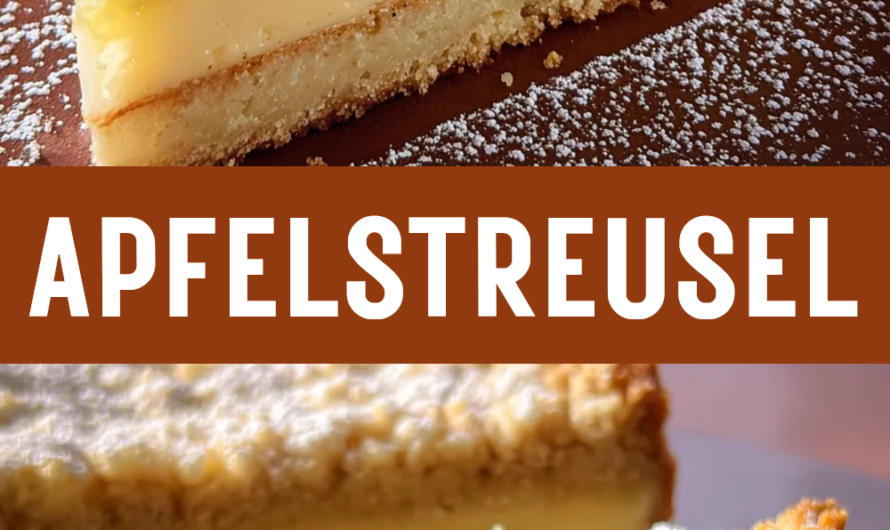 Kuchen Streusel Rezept für Streusel Apfelkuchen Mit Pudding