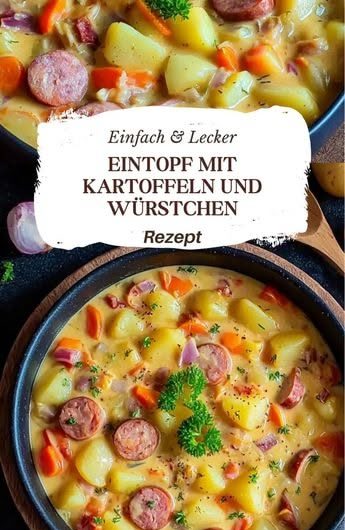 Eintopf mit Kartoffeln und Würstchen – Ein einfaches, herzhaftes Rezept – Nici’s Kochblog