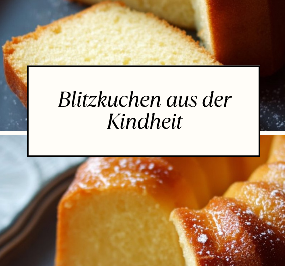 Blitzkuchen aus der Kindheit