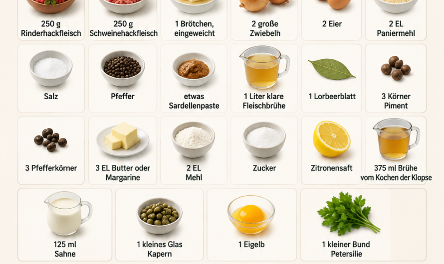 Leckere Königsberger Klopse: So gelingt dir das perfekte Rezept!
