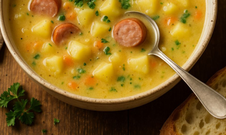 Kartoffelsuppe mit Würstchen – wie bei Oma