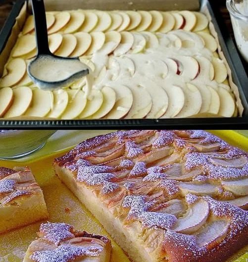 Apfelkuchen in 5 Minuten – Saftig, locker und wie bei Oma
