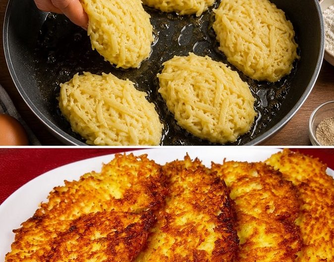Großmutters Reibekuchen mit 8 Kartoffeln – außen herrlich knusprig, innen wunderbar saftig