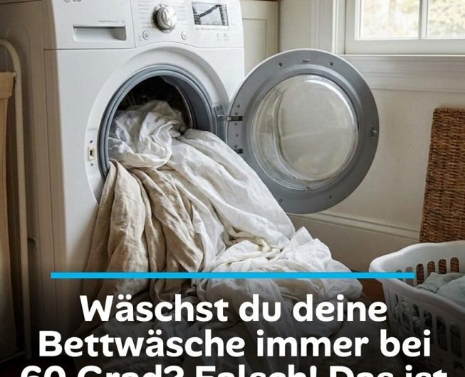 Wäschst du deine Bettwäsche immer bei 60 Grad? Warum das nicht in jedem Haushalt die beste Wahl ist