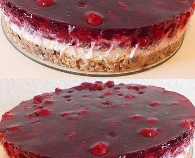 Schnelle Prinzenrolle-Torte ohne Backen – cremig, fruchtig und in nur 10 Minuten vorbereitet