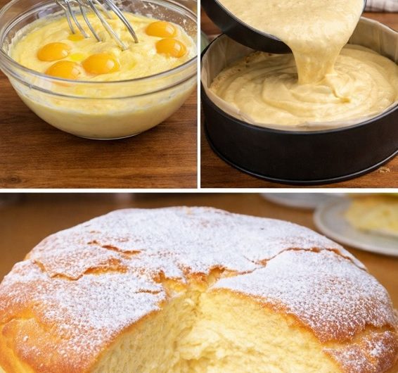 Wolkenkuchen ohne Mehl – so weich und luftig, dass er fast auf der Zunge schmilzt