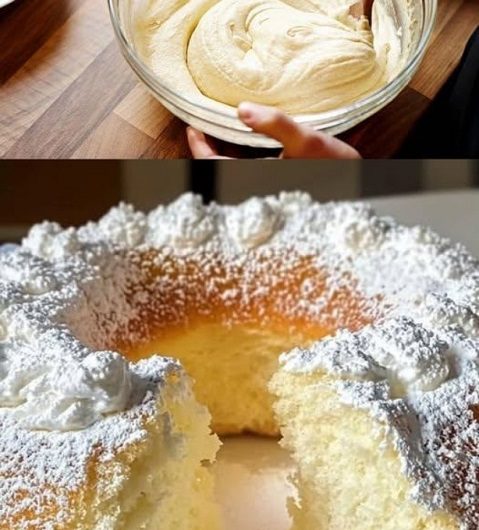 Ultracremiger Zitronen-Joghurt-Kuchen – in 10 Minuten vorbereitet
