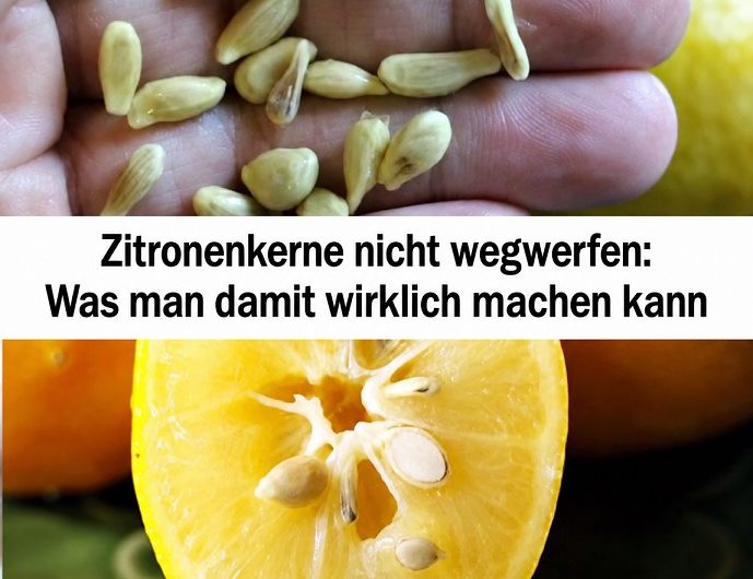 Zitronenkerne nicht wegwerfen: Was man damit wirklich machen kann