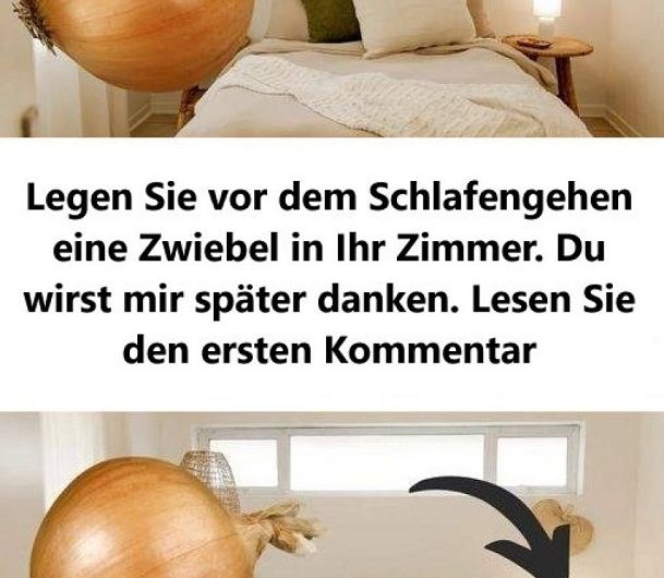 Legen Sie vor dem Schlafengehen eine Zwiebel ins Zimmer? Was wirklich hinter diesem alten Hausmittel steckt