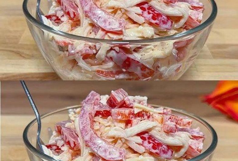 Sehr leckerer Salat vom Roten Meer – cremig, knackig und in wenigen Minuten fertig