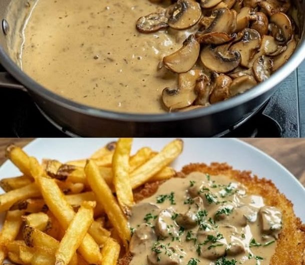 Schwarzwälder Jägersauce mit Champignons in 15 Minuten – cremig, würzig und einfach