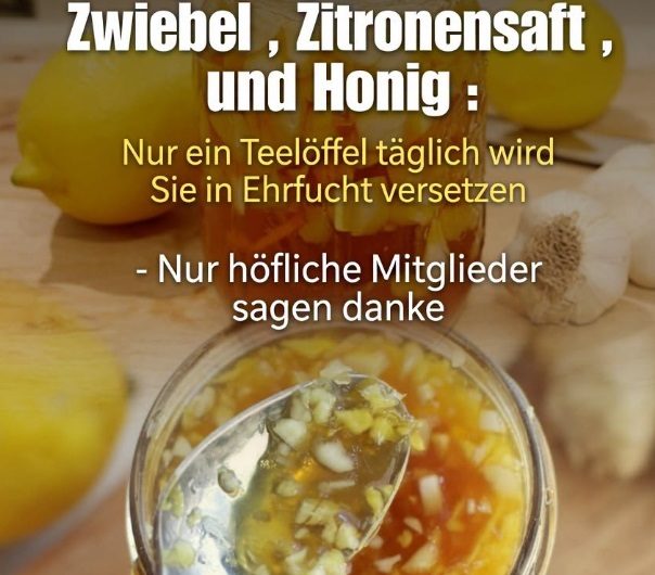Knoblauch, Ingwer, Zwiebel, Zitrone und Honig – das traditionelle Hausrezept