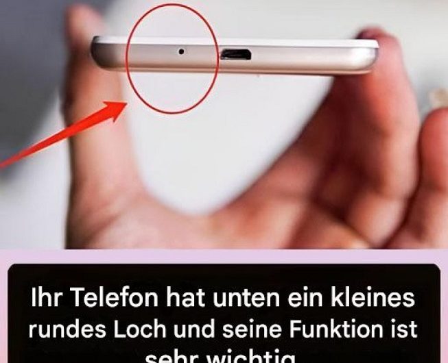 Viele wissen nicht, wofür dieses kleine Loch am Smartphone wirklich da ist