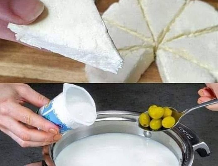 Nur 1 Liter Milch, 1 Joghurt und eine halbe Zitrone – so einfach mache ich meinen eigenen Käse zu Hause!