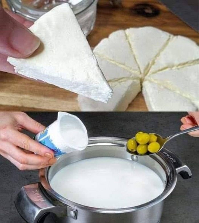 Nur 1 Liter Milch, 1 Joghurt und eine halbe Zitrone – so einfach mache ich meinen eigenen Käse zu Hause!