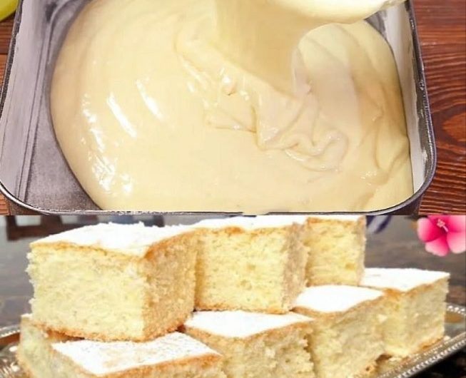 Wattekuchen in 5 Minuten vorbereitet – so fluffig, dass er sofort weg ist
