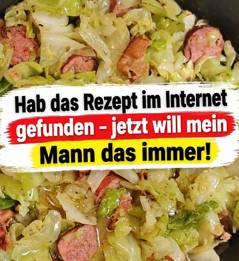 Gebratener Kohl mit Speck und Wurst – Omas deftige Kohlpfanne, die einfach unwiderstehlich schmeckt!