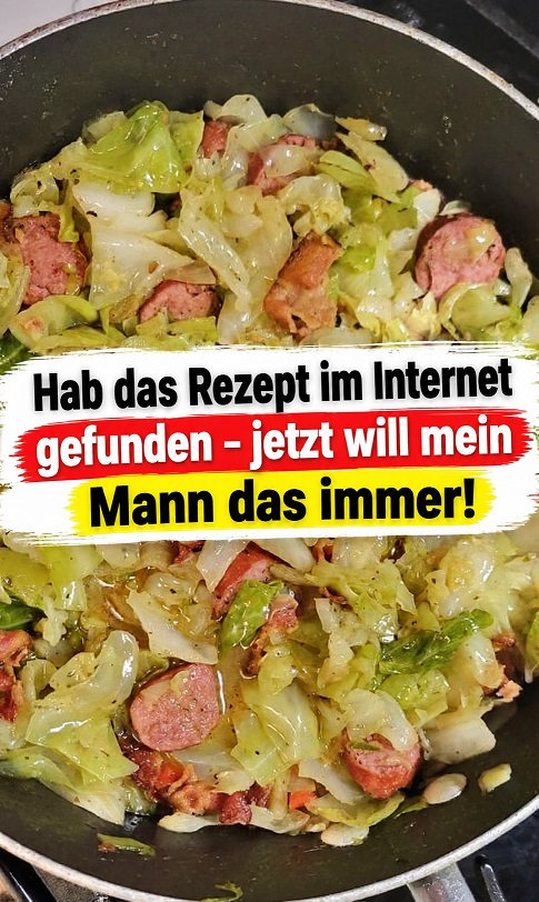 Gebratener Kohl mit Speck und Wurst – Omas deftige Kohlpfanne, die einfach unwiderstehlich schmeckt!