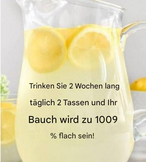 14 Tage lang Zitronenwasser mit Apfelessig trinken: Was passiert wirklich mit Ihrem Bauch?