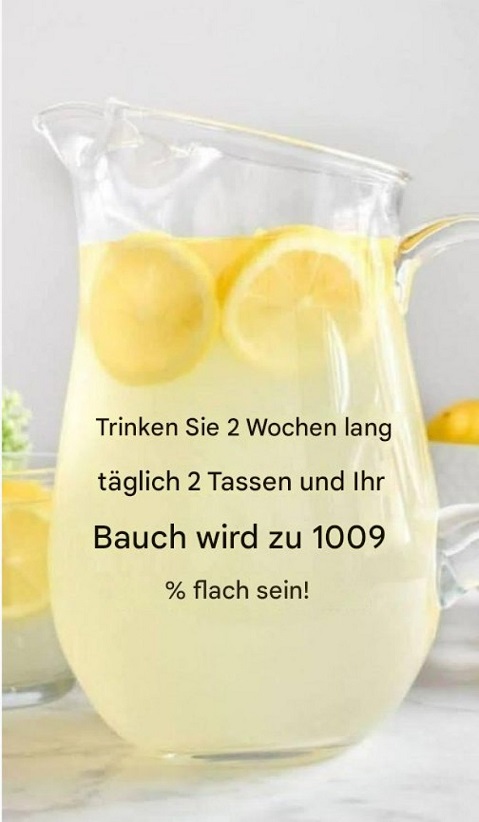 14 Tage lang Zitronenwasser mit Apfelessig trinken: Was passiert wirklich mit Ihrem Bauch?