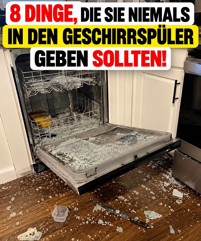 Mein Geschirrspüler war voller Glasscherben – seitdem weiß ich, welche 8 Dinge niemals hineingehören!