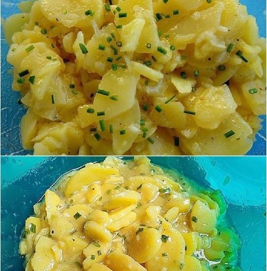 Schwäbischer Kartoffelsalat wie bei Oma – das Geheimnis liegt in der warmen Brühe!